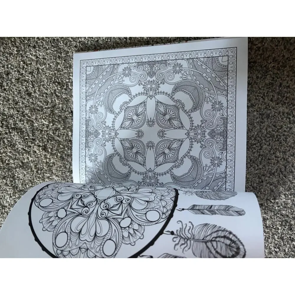 Mandala Meditation coloring book for adults